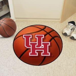 Houston Cougars Basketball Rug - 27in. Diameter