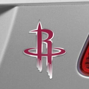 Houston Rockets Heavy Duty Aluminum Embossed Color Emblem-60431