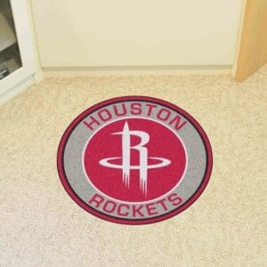 Houston Rockets Roundel Rug - 27in. Diameter-18836