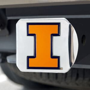 Illinois Illini Hitch Cover - 3D Color Emblem