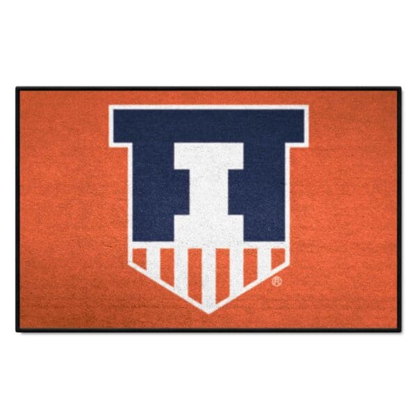 Illinois Illini Starter Mat Accent Rug 19in. x 30in 1 1 scaled