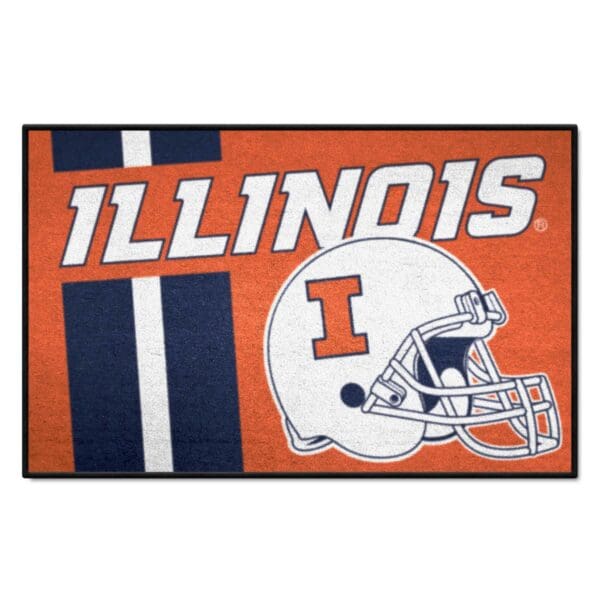 Illinois Illini Starter Mat Accent Rug 19in. x 30in 1 2 scaled
