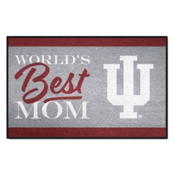 Indiana Hooisers Worlds Best Mom Starter Mat Accent Rug 19in. x 30in 1 scaled