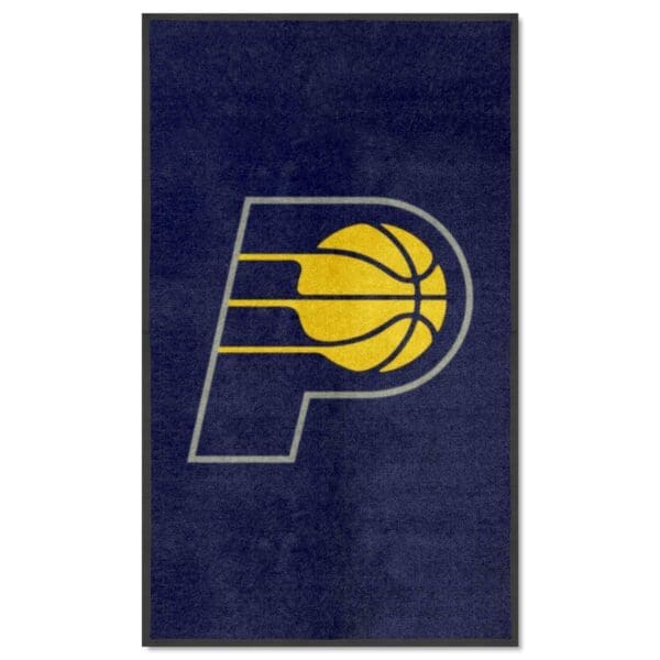 Indiana Pacers 3X5 High Traffic Mat with Durable Rubber Backing Portrait Orientation 9918 1 scaled