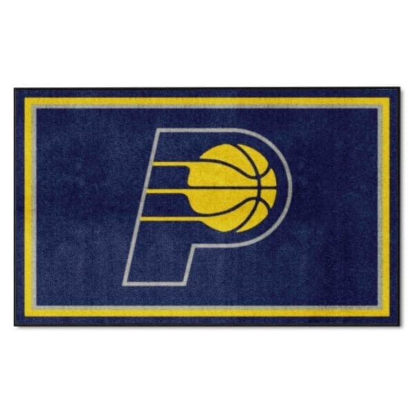 Indiana Pacers 4ft. x 6ft. Plush Area Rug 20429 1 scaled
