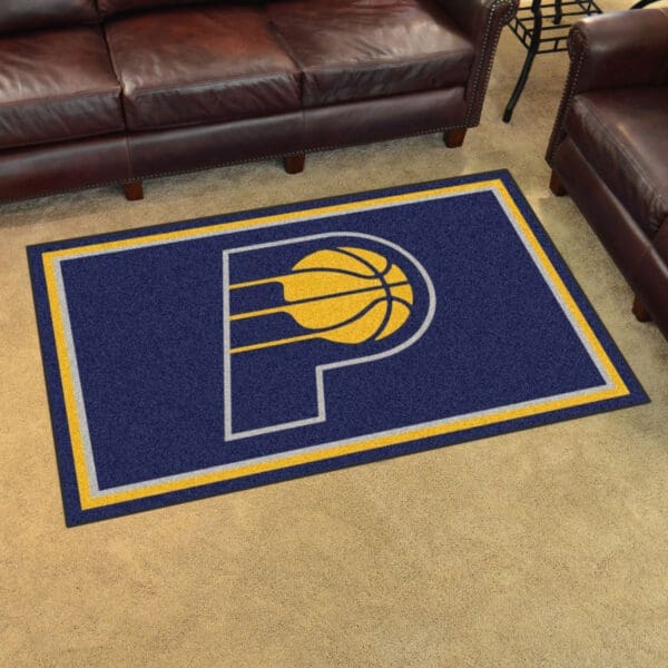 Indiana Pacers 4ft. x 6ft. Plush Area Rug-20429