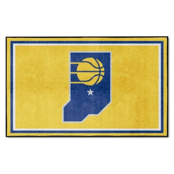 Indiana Pacers 4ft. x 6ft. Plush Area Rug 36964 1 scaled