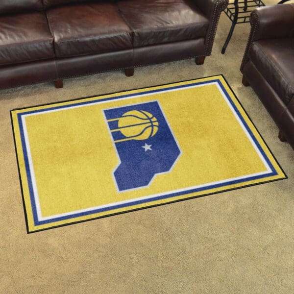 Indiana Pacers 4ft. x 6ft. Plush Area Rug-36964