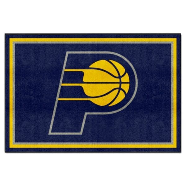 Indiana Pacers 5ft. x 8 ft. Plush Area Rug 9281 1 scaled