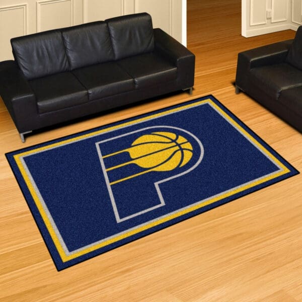 Indiana Pacers 5ft. x 8 ft. Plush Area Rug-9281