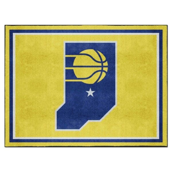 Indiana Pacers 8ft. x 10 ft. Plush Area Rug 36966 1 scaled
