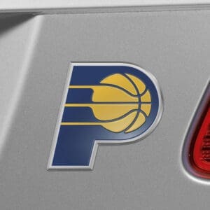 Indiana Pacers Heavy Duty Aluminum Embossed Color Emblem-60432