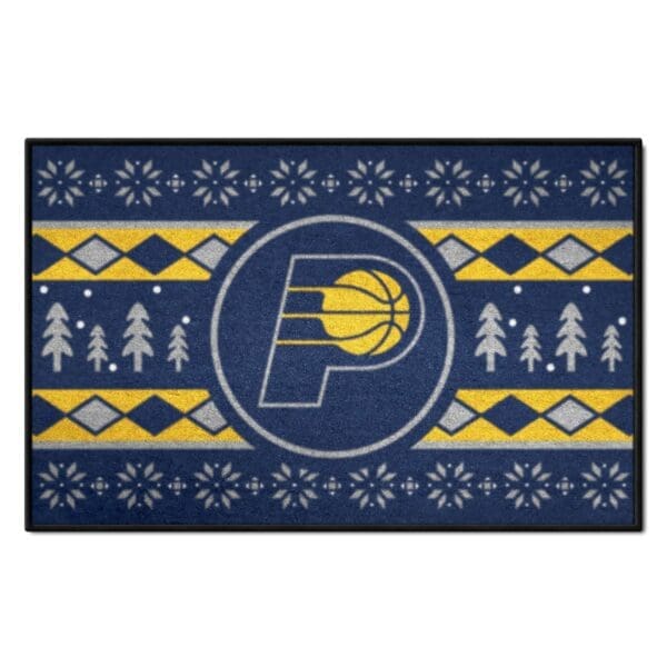 Indiana Pacers Holiday Sweater Starter Mat Accent Rug 19in. x 30in. 26826 1 scaled