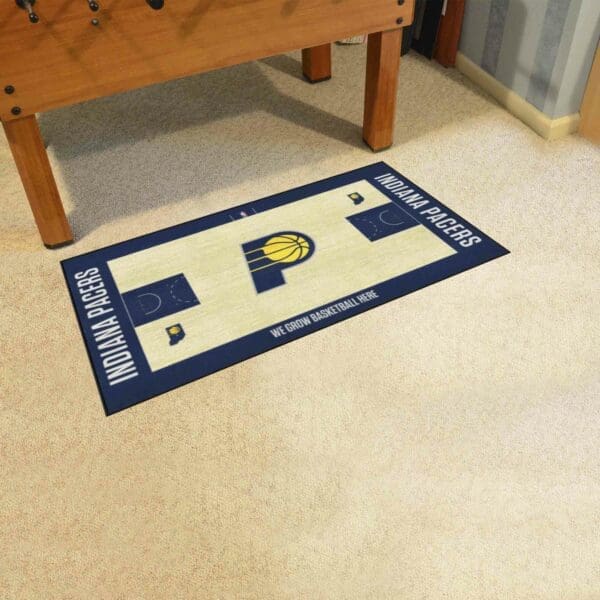 Indiana Pacers Large Court Runner Rug - 30in. x 54in.-9280