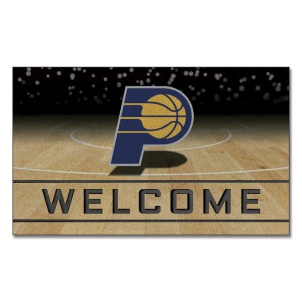 Indiana Pacers Rubber Door Mat 18in. x 30in. 21951 1 scaled