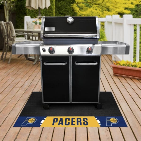 Indiana Pacers Vinyl Grill Mat - 26in. x 42in.-14206
