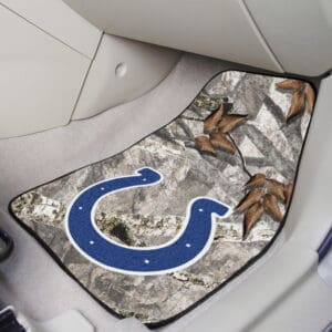 Indianapolis Colts Camo Front Carpet Car Mat Set - 2 Pieces