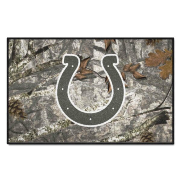 Indianapolis Colts Camo Starter Mat Accent Rug 19in. x 30in 1 scaled
