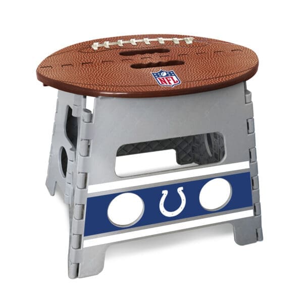 Indianapolis Colts Folding Step Stool 13in. Rise 1