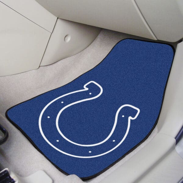 Indianapolis Colts Front Carpet Car Mat Set - 2 Pieces