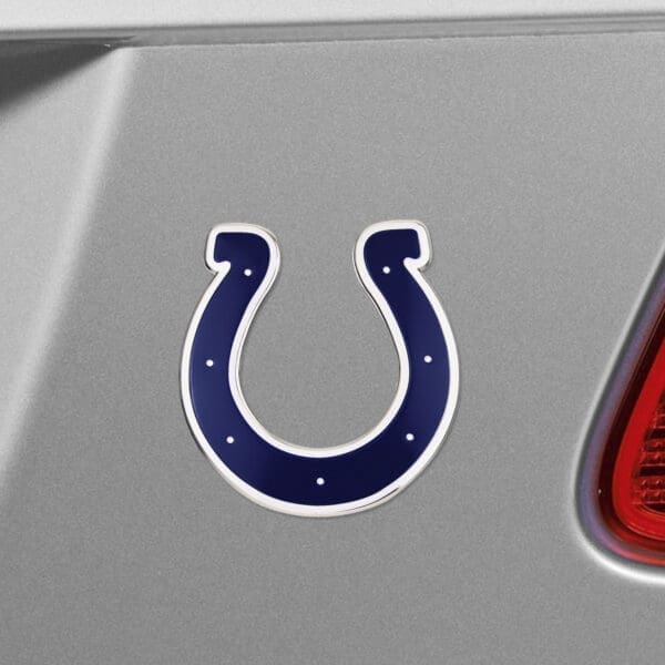 Indianapolis Colts Heavy Duty Aluminum Embossed Color Emblem