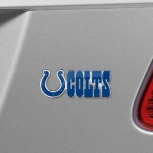 Indianapolis Colts Heavy Duty Aluminum Embossed Color Emblem - Alternate