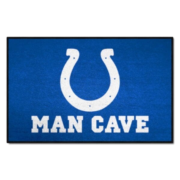 Indianapolis Colts Man Cave Starter Mat Accent Rug 19in. x 30in 1 scaled