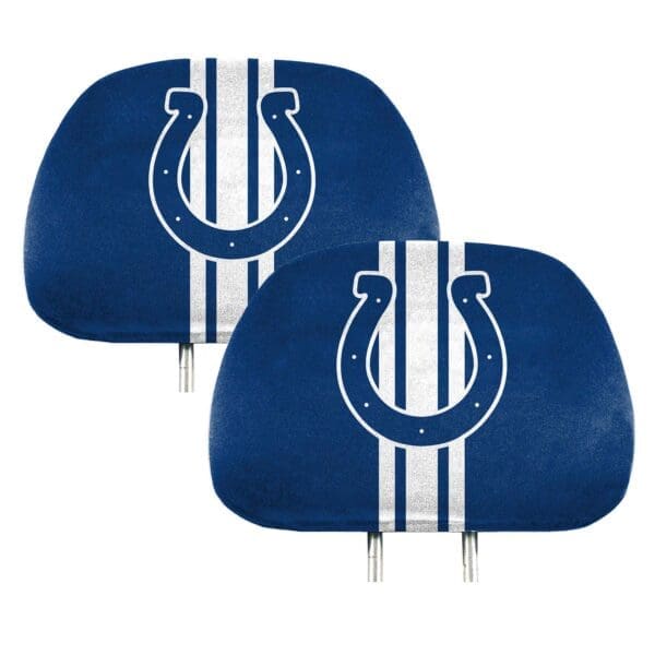Indianapolis Colts Printed Head Rest Cover Set 2 Pieces 1 scaled