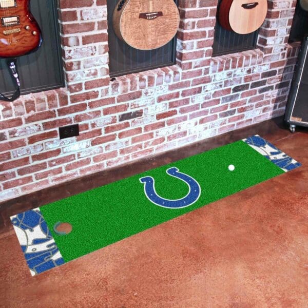 Indianapolis Colts Putting Green Mat - 1.5ft. x 6ft.