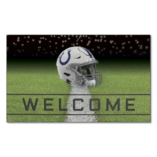Indianapolis Colts Rubber Door Mat 18in. x 30in 1 scaled