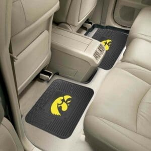 Iowa Hawkeyes Back Seat Car Utility Mats - 2 Piece Set