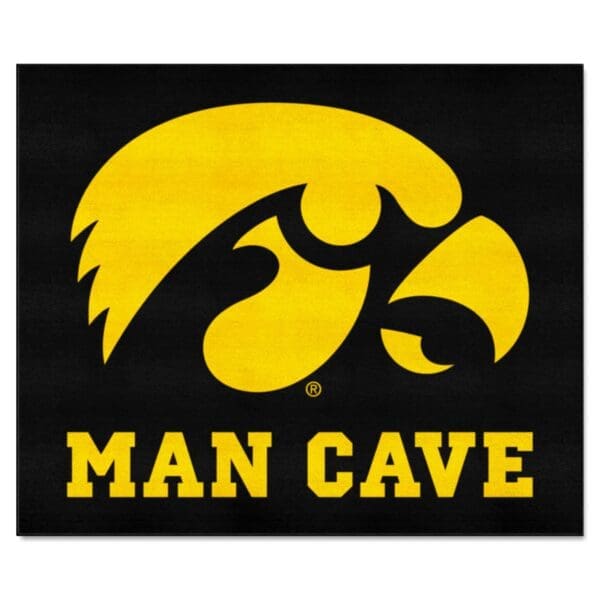 Iowa Hawkeyes Man Cave Tailgater Rug 5ft. x 6ft 1 scaled