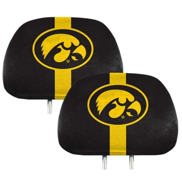 Iowa Hawkeyes Printed Head Rest Cover Set 2 Pieces 1 scaled