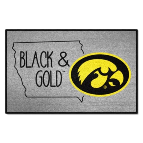 Iowa Hawkeyes Southern Style Starter Mat Accent Rug 19in. x 30in 1 scaled