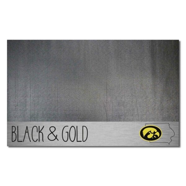 Iowa Hawkeyes Southern Style Vinyl Grill Mat 26in. x 42in 1 scaled