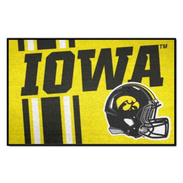 Iowa Hawkeyes Starter Mat Accent Rug 19in. x 30in 1 2 scaled