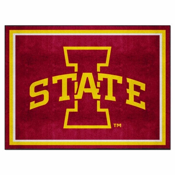 Iowa State Cyclones 8ft. x 10 ft. Plush Area Rug 1 scaled
