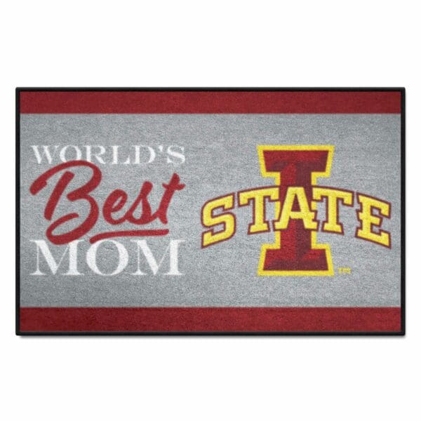 Iowa State Cyclones Worlds Best Mom Starter Mat Accent Rug 19in. x 30in 1 scaled