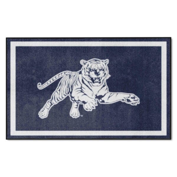 Jackson State Tigers 4ft. x 6ft. Plush Area Rug 1 scaled