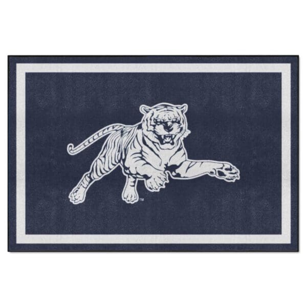 Jackson State Tigers 5ft. x 8 ft. Plush Area Rug 1 scaled