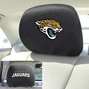 Jacksonville Jaguars Embroidered Head Rest Cover Set - 2 Pieces