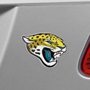 Jacksonville Jaguars Heavy Duty Aluminum Embossed Color Emblem