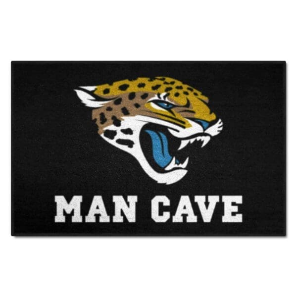 Jacksonville Jaguars Man Cave Starter Mat Accent Rug 19in. x 30in 1 scaled