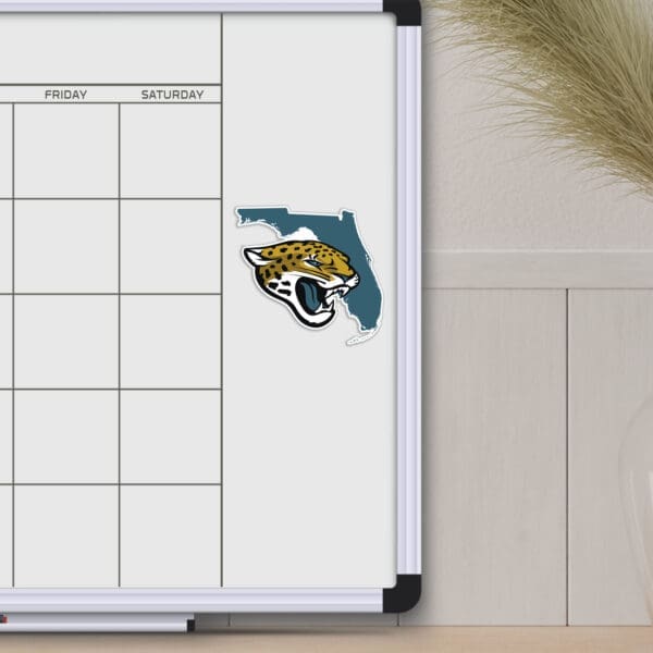 Jacksonville Jaguars Team State Shape Decal Sticker