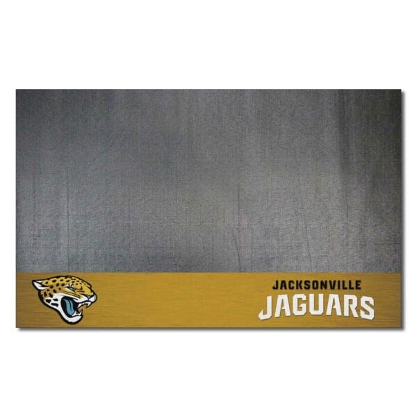 Jacksonville Jaguars Vinyl Grill Mat 26in. x 42in 1 scaled