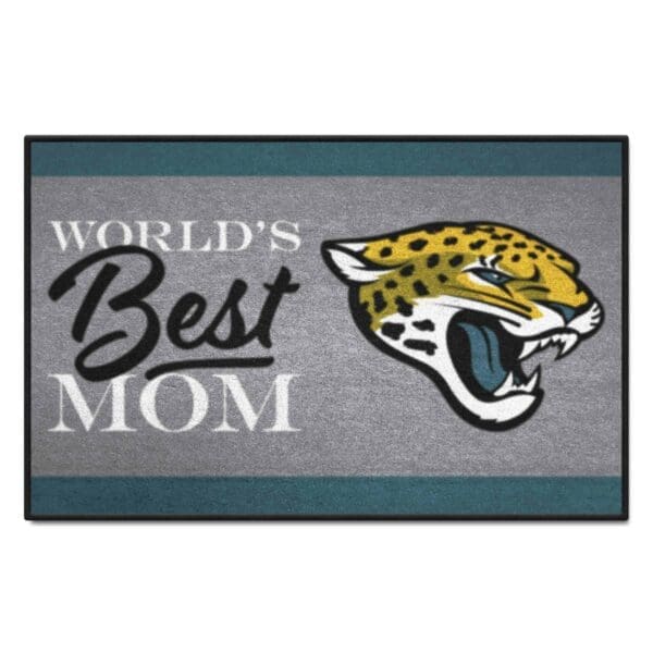 Jacksonville Jaguars Worlds Best Mom Starter Mat Accent Rug 19in. x 30in 1 scaled