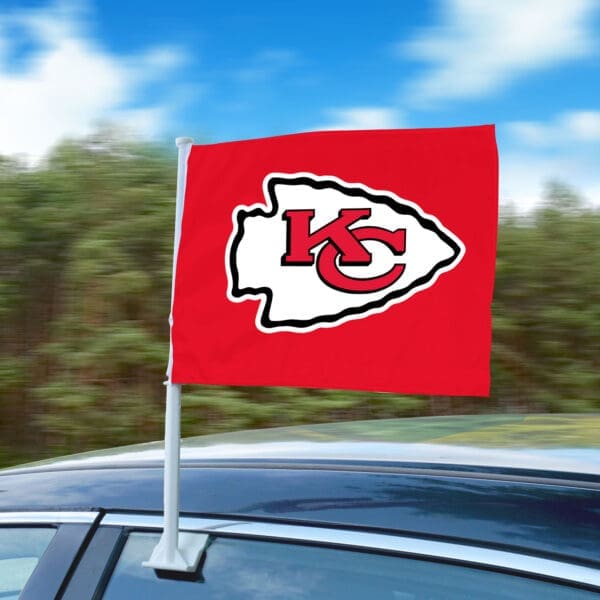 Kansas City Chiefs Car Flag Large 1pc 11" x 14"