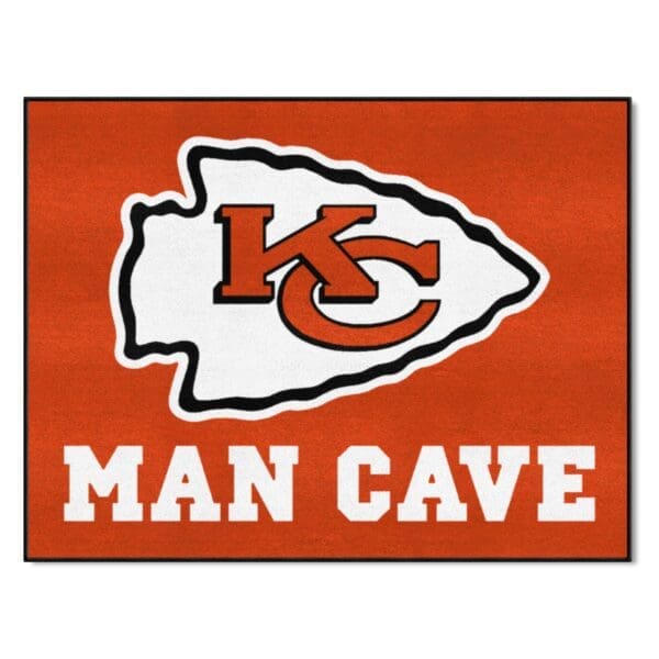 Kansas City Chiefs Man Cave All Star Rug 34 in. x 42.5 in 1 scaled