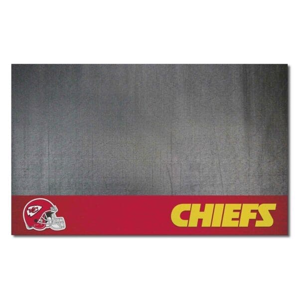 Kansas City Chiefs Vinyl Grill Mat 26in. x 42in 1 scaled