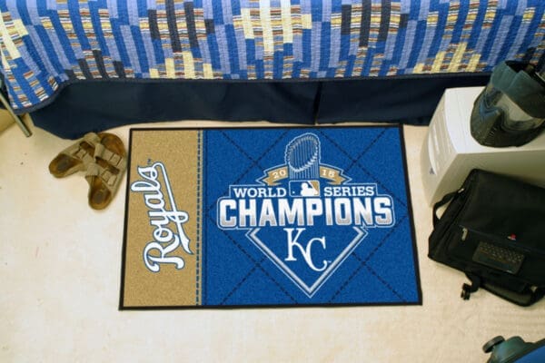 Kansas City Royals 2015 MLB World Series Champions Starter Mat Accent Rug - 19in. x 30in.